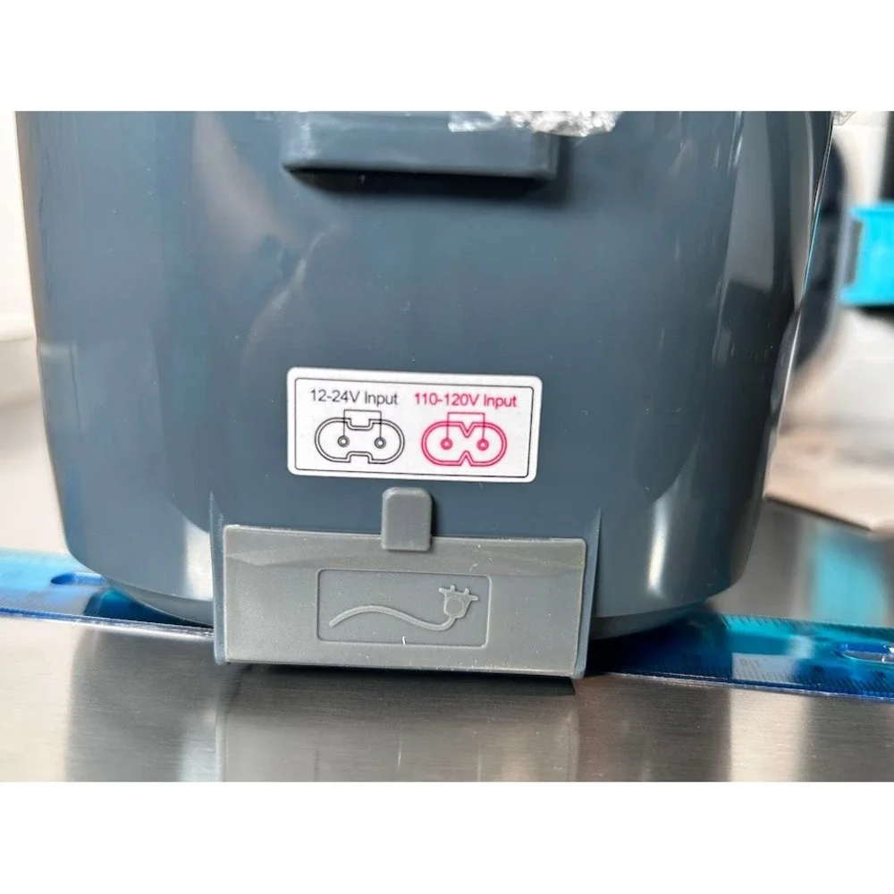 Charmdoo Electric Lunch Box Food Warmer Portable Heated Container‎ Gray Blue